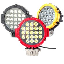 2Pcs Yellow Black Red 7" 63W Spot Flood LED Work Light for OffRoad Agriculture Emergency Rescue Vehicle Boat ATV Car Trucks 2024 - buy cheap