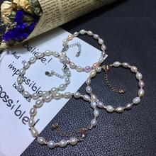 NEW ARRIVAL Genuine Natural Freshwater Pearl Bracelet Classical Bangle Fashion Jewelry, 10pcs/lot 2024 - buy cheap