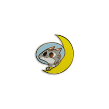 Pin de esmalte de luna de gato espacial 2024 - compra barato