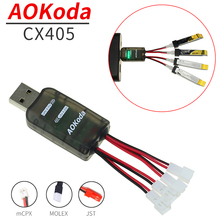 2pcs High Quality AOKoda CX405 4CH Micro USB Battery Charger For 1S Lipo LiHV Battery For RC Helicopter 2024 - buy cheap