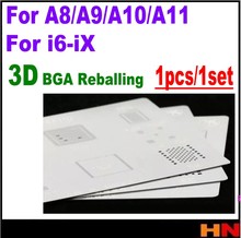 1 шт., трафарет 3D BGA для ремонта iphone X A8 6G 6P A9 6S 6SP A10 A11 7 7P 8 8P 2024 - купить недорого