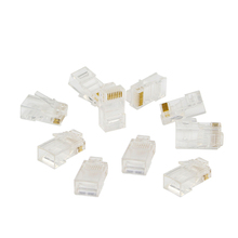 10 шт. RJ45 Ethernet-кабель с кристаллами, адаптер RJ45 Lan, проводной разъем для сетевого кабеля, Ethernet-провод 2024 - купить недорого
