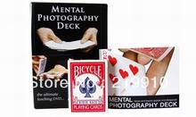 Free shipping  mental photography deck ( DVD and Gimmick )  Red Or Blue Available Magic Tricks 2024 - buy cheap