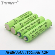 Turmera-pilas AAA recargables para relojes, ratones, cámaras, ordenadores, juguetes, uso jan31, 1800mAh, 1,2 V, 4 unidades 2024 - compra barato