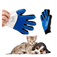 Luvas de silicone com cinco dedos para remoção de pelos, desembaraça, ferramenta para cuidados com os pets, cães, gatos, cachorros e outros animais de estimação, 1 peça 2024 - compre barato