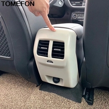 Tomefon painel de saída ac para ford focus 2019 2020, apoio de braço, ventilação, condicionamento de ar, tampa com carregamento usb, acessórios interiores 2024 - compre barato