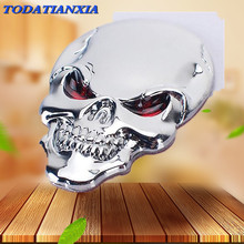 2019 hot Skull Car Stickers accessories FOR peugeot 106 306 smart fortwo alfa romeo mito bmw x6 e71 e46  renault clio 4 golf 6 2024 - buy cheap