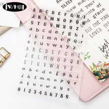English alphabet silicone stamp transparent soft stamps diy for scrapbooking diary Handmade gift card Photo Album stamps 2024 - buy cheap