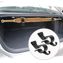 2pcs/set Umbrella Holder Car Rear Trunk Mounting Bracket for Umbrella Hanging Hook Automobile Trunk Organizer Towel Hook 2024 - buy cheap