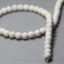 Perlas de piedra turca T8656, 8mm, diseño blanco, estilo de moda, bricolaje, fabricación de joyas, venta al por mayor 2024 - compra barato
