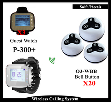 Vibrating Restaurant Pagers,Wireless pagers Call System for Restaurant Equipment With Wrist Watch And Table Call Bell 2024 - buy cheap