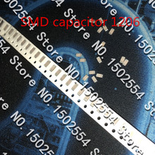 50 pçs/lote SMD capacitor de cerâmica 1206 v X7R 220PF 221 k 50 10% não-polar capacitor cerâmico 2024 - compre barato
