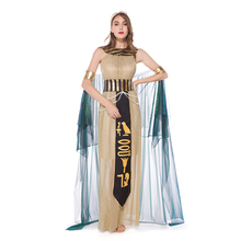 Adult Women Sexy Egyptian Royal Cleopatra Halloween Women Ancient Egypt Costume Adult Ladies Sexy Fancy Party Dress Outfit 2024 - buy cheap