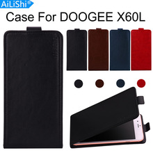 AiLiShi Чехол Для DOOGEE X60L роскошный раскладной кожаный чехол X60L DOOGEE эксклюзивный чехол для телефона 100% кожа + фотография 2024 - купить недорого