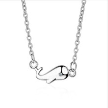 Trendy Animal Pendants Necklace For Women Party Accessories Girl Fashion Silver Plated Choker Necklace Jewelry Lady 2024 - buy cheap