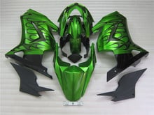 Complete Fairings for Kawasaki zx250r 08-14 EX 250 2008 2010 2011 2014 Ninja 250R black flame injection motorcycle fairing kits 2024 - buy cheap