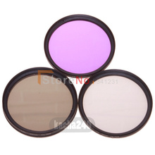 37 40.5 43 46 49 52 55 58 62 67 72 77 82mm UV FLD CPL Circular Polarized Filter bag kit  for  DSLR Camera With Track 2024 - buy cheap