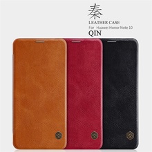 Для Huawei Honor Note 10 флип-чехол серии Nillkin QIN кожаный чехол с карманом для карт защитный флип-чехол для Huawei Honor Note10 2024 - купить недорого