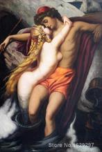 Leighton  The Fisherman and the Syren by Frederic Leighton paintings For sale Home Decor Hand painted High quality 2024 - buy cheap