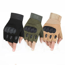 Guantes sin dedos al aire libre guantes tácticos guantes militares de Tiro Militar senderismo caza escalada ciclismo medio dedo guantes 2024 - compra barato