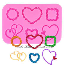 Sweet Heart Shape Silicone Mold Fondant Sugarcraft Love Cake Decorating Baking Tools T1060 2024 - buy cheap