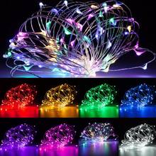 10M 100Led Lampada Waterproof Christmas Holiday Wedding Party Decoration LED Copper Wire String Lights Lamps 2024 - buy cheap