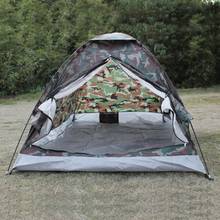 TOMSHOO 2 Person Camouflage Camping Tent Single Layer Tent Polyester PU1000mm Beach Tent Portable Camping Hiking Outdoor Tent 2024 - buy cheap