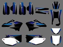 0499 Power  NEW TEAM GRAPHICS BACKGROUNDS DECALS FOR  WR250F WR450F WRF 250 450 2005 2006 2024 - buy cheap
