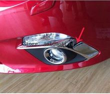 Cubierta de luz antiniebla delantera para coche Mazda 3/AXELA, cubierta embellecedora de luz antiniebla, ABS cromado, 2014, 2015, 2016, 2017, 01 2024 - compra barato