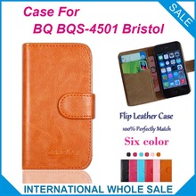 BQ BQS-4501 Bristol caso precio 6 colores alta calidad Flip cuero exclusivo para BQ BQS-4501 Bristol de seguimiento 2024 - compra barato