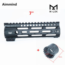 Низкая цена обработки AR-15 M4 M-LOK MLOK 7 "дюймовый бесплатный поплавок Handguard Пикатинни кронштейн 2024 - купить недорого