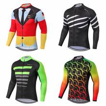 Weimostar Autumn Bike Team Long Sleeve Cycling Jersey Men Racing Sport Road mtb Bicycle Jersey Ropa Ciclismo Cycling Clothing 2024 - buy cheap