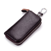 PU Leather Keychain Holder Pouch Purse Key Cover Bag Fashion Men Key Holder Organizer Car Key Case Mini Card Bag 2024 - buy cheap
