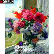 HOMFUN Full Square/Round Drill 5D DIY Diamond Painting "Flower landscape" Embroidery Cross Stitch 3D Home Decor A10621 2024 - buy cheap