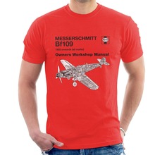Camiseta masculina air avião me109 bf109, design fashion masculino 2018, frete grátis, camisetas legais de verão 2024 - compre barato