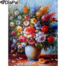 DIAPAI-pintura de diamante 5D DIY, 100% "paisaje de flores", bordado de diamantes, punto de cruz, decoración 3D, A23792 2024 - compra barato