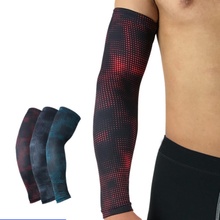 Printed Dot Men Cycling Sun Protection Cuff Cover Running Bicycle UV Protective Arm Sleeve Bike Sport Arm Warmers Sleeves 2024 - buy cheap