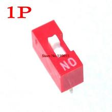 100pcs 1 Position 1P DIP-Switch 2.54mm Pitch 2 Row 2 Pin Slide DIP-Switch in stock Fast 2024 - buy cheap