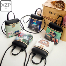 XZP Мультяшные женские сумки-мессенджеры маленькая сумка через плечо из искусственной кожи мини женская сумка через плечо сумки Bolsas Feminina 2024 - купить недорого