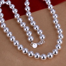 Color plata exquisito lujo noble precioso encanto moda temperamento encantador cuentas de oración collar de plata joyería N097 2024 - compra barato