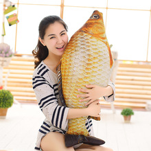 new simulation carp fish toy soft plush carp lucky fish doll gift about 80cm 2024 - buy cheap