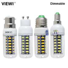 2pcs ampoule led e14 E27 Gu10 B22 dimmabe 12 volt 110v 220v 7w super corn bulb 12V dimmer home light energy saving lamp smd 5730 2024 - buy cheap