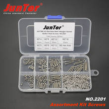 280pcs M2 (2mm)  A2 Stainless Steel ISO7380 Button Head Allen Bolts Hexagon Socket Screws With Nuts Assortment Kit NO.2201 2024 - buy cheap