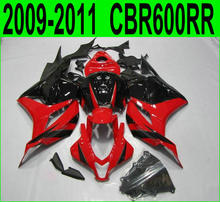 100% fit For Honda CBR600RR 2009 / 2011 / 2012 ( Black / red Fairings ) cbr 600rr 09 *10 11 Fairing kit China75 2024 - buy cheap