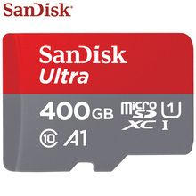 Оригинальная TF-карта SanDisk, 400 гб, SDXC, максимальная скорость чтения 90 м/с, карта Micro SD, класс 10, флэш-карта памяти Micro SD A1 2024 - купить недорого