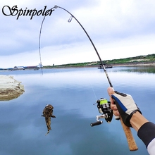 New Spinpoler 1.68m 1.8m Solid Tip Soft Fishing Rod Ultra Light Spinning / Casting Rod Cork Handle Solid Tip Pole 2024 - buy cheap