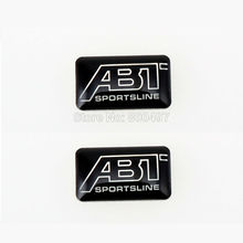 2 x Новый дизайн, 3D декоративные клеевые наклейки для стайлинга автомобиля, Значки для стайлинга автомобиля, эмблемы, наклейка для двигателя на заказ для ABT Sportsline 2024 - купить недорого