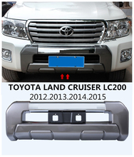 Car Front BUMPER GUARD For TOYOTA LAND CRUISER LC200 2012 2013 2014 2015 High Quality Auto BUMPER Plate Accessories 2024 - buy cheap