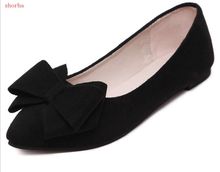 Sapatilhas femininas de cristal, sapatos baixos de bico fino para mulheres, sapatos pretos para primavera e outono 2024 - compre barato