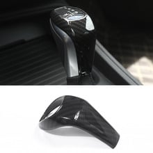 New!! Carbon Fiber Style ABS Plastic Gear Shift Head Cover Trim For BMW X1 F48 2016/17 2 series 218i Gran Tourer F46 2015-2017 2024 - buy cheap